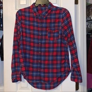 Red Blue flannel